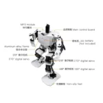 Assembled 17 DOF Dancing Robot