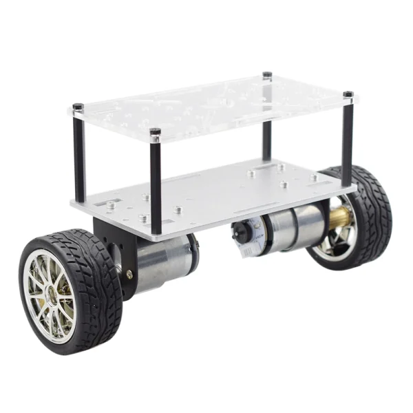 Double layer RC Two Wheel Robot Car